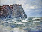 Клод Моне Порт д'Аваль, бурное море 1883г 60x80cm